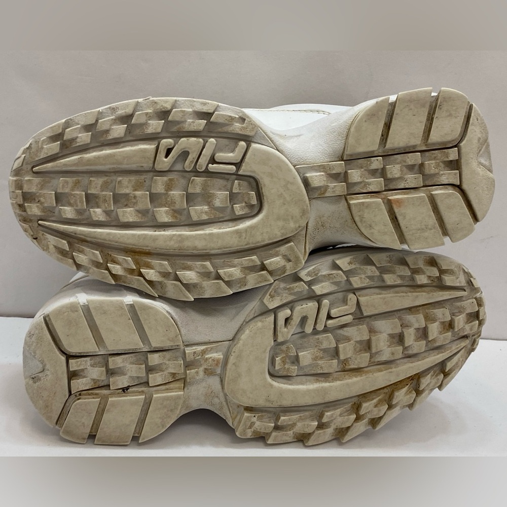 Fila Women's Fast Charge Casual Chunky Sneakers size 8.5 "White/Navy/Red" - Picture 12 of 12